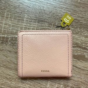 Blush Pink Fossil Wallet